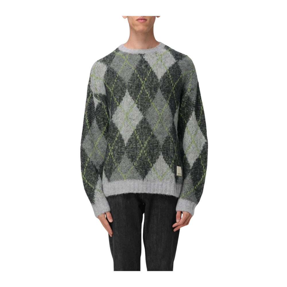 Emporio Armani Men's Argyle Knit Sweater