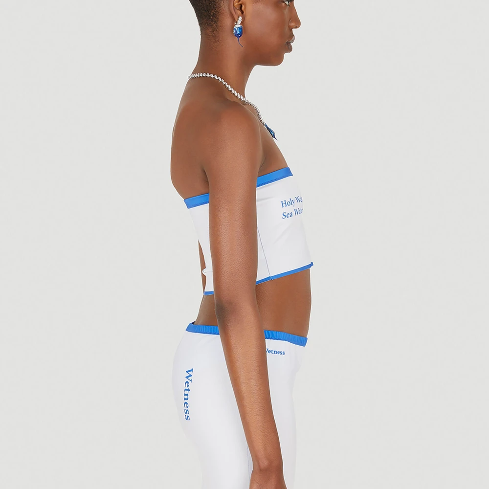 DI Petsa Mouwloze Top White Dames