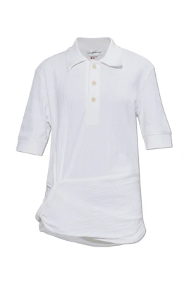 Twist Detail Polo Top