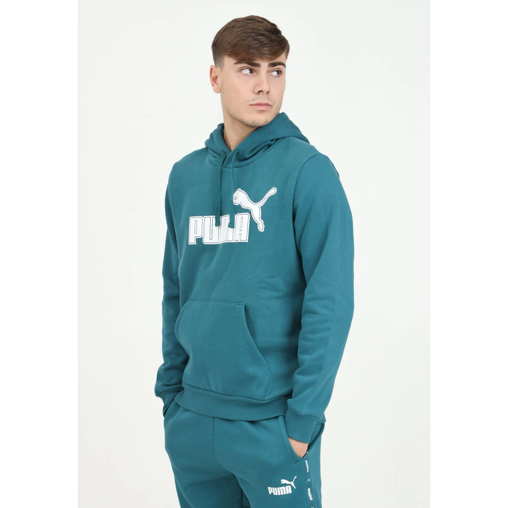 Puma Sportieve Groene Hoodie Sweater Green Heren