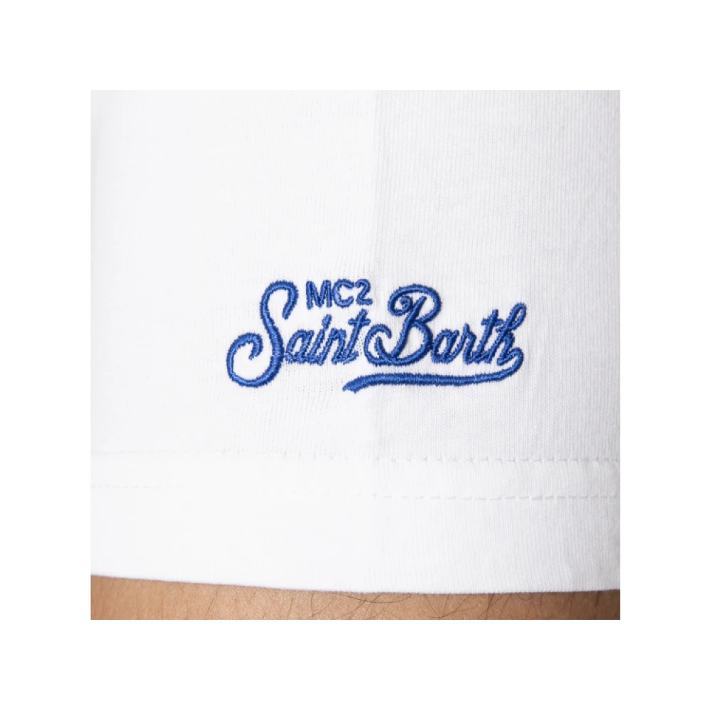 MC2 Saint Barth Spritz With Me T-shirt motieven White Heren