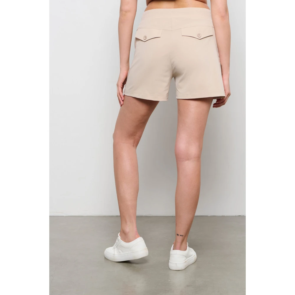 &Co Woman Shorts courts en jean Beige Dames