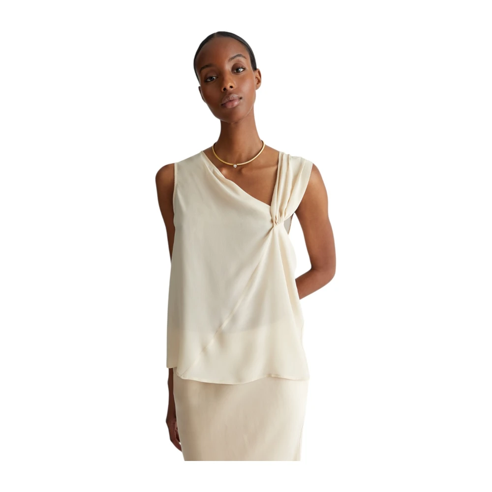 Liu Jo Stijlvolle TOP voor modeliefhebbers Beige Dames