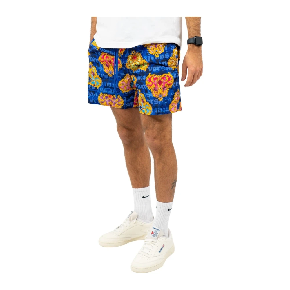 Versace Jeans Couture Hart Couture Zwembroek Blauw Blue Heren