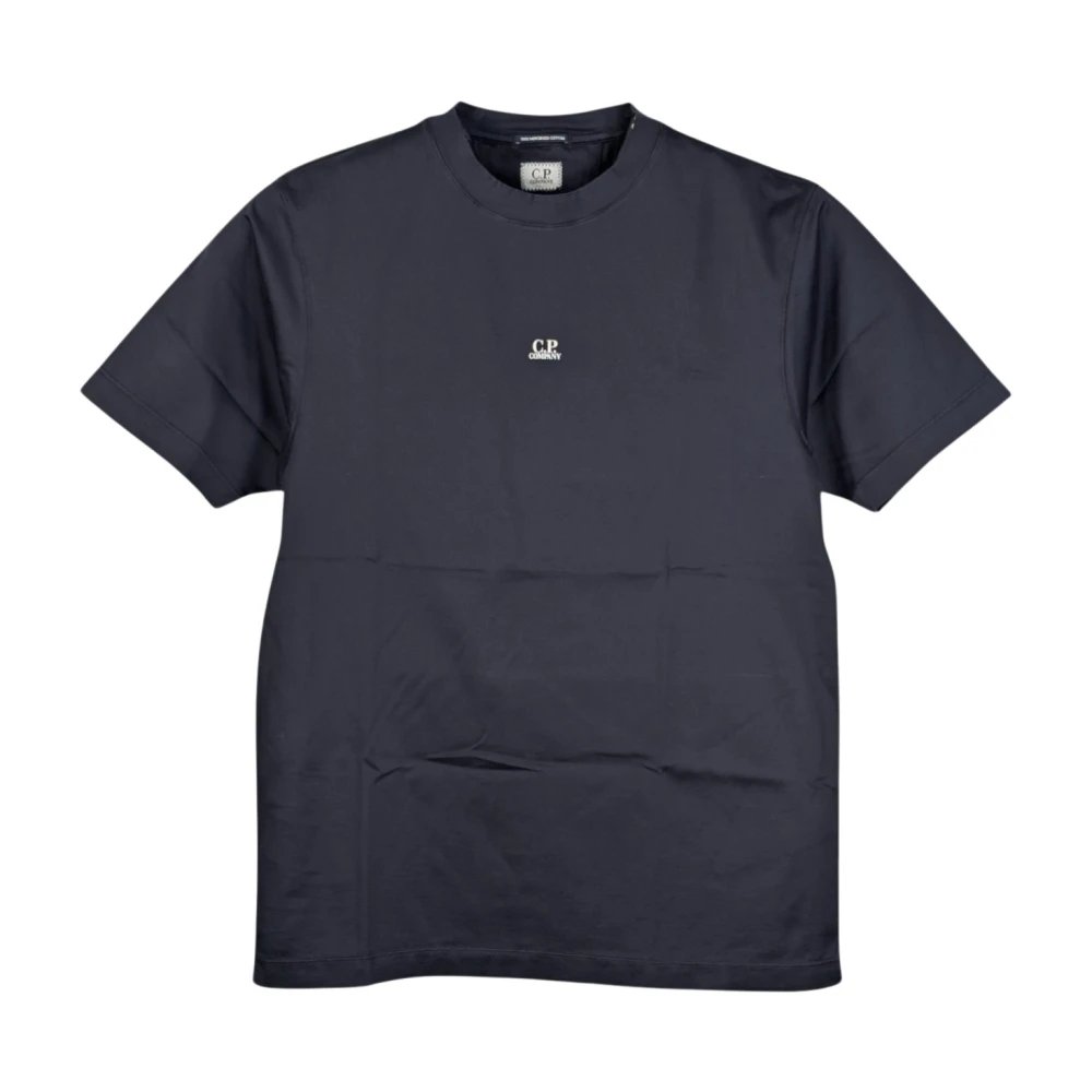 C.p. Company Men's Blue T-Shirt Short Sleeve - T-Shirts - 2XL - Tops
