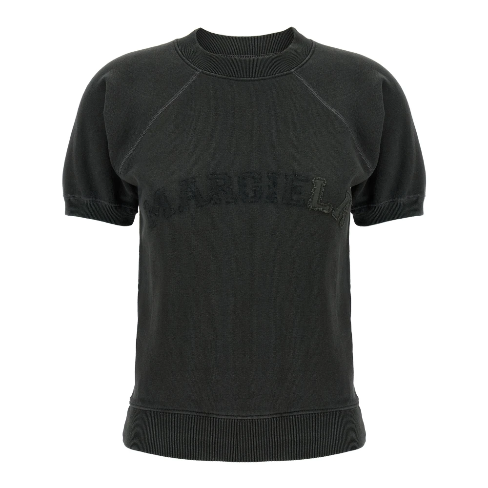 Maison Margiela Women's Gray Décortiqué Logo Sweatshirt