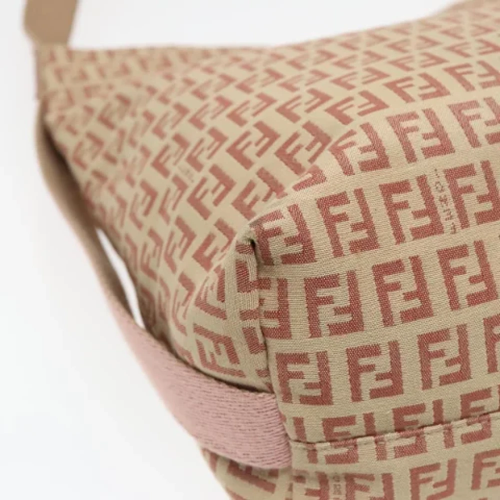 Fendi Vintage Pre-owned Canvas fendi-bags Beige Dames