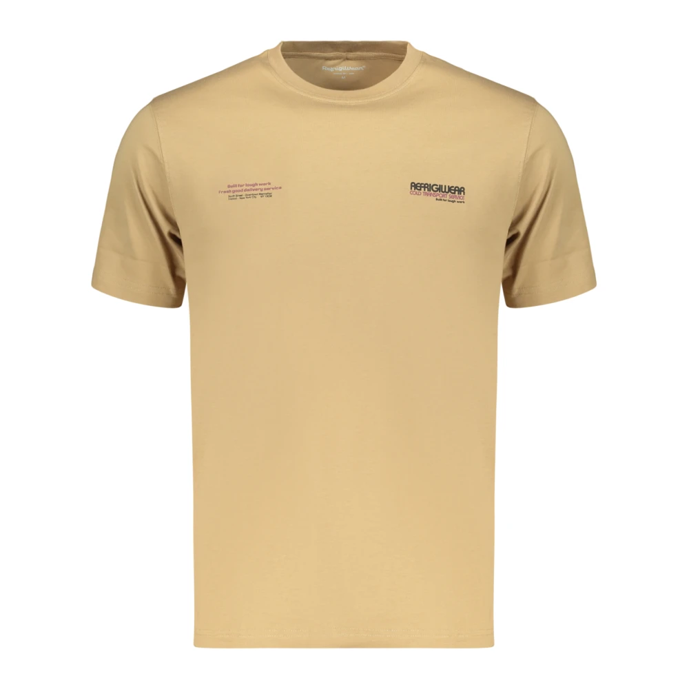 Refrigiwear Brown Short-Sleeved T-Shirt - Male - T-Shirts - L - Tops