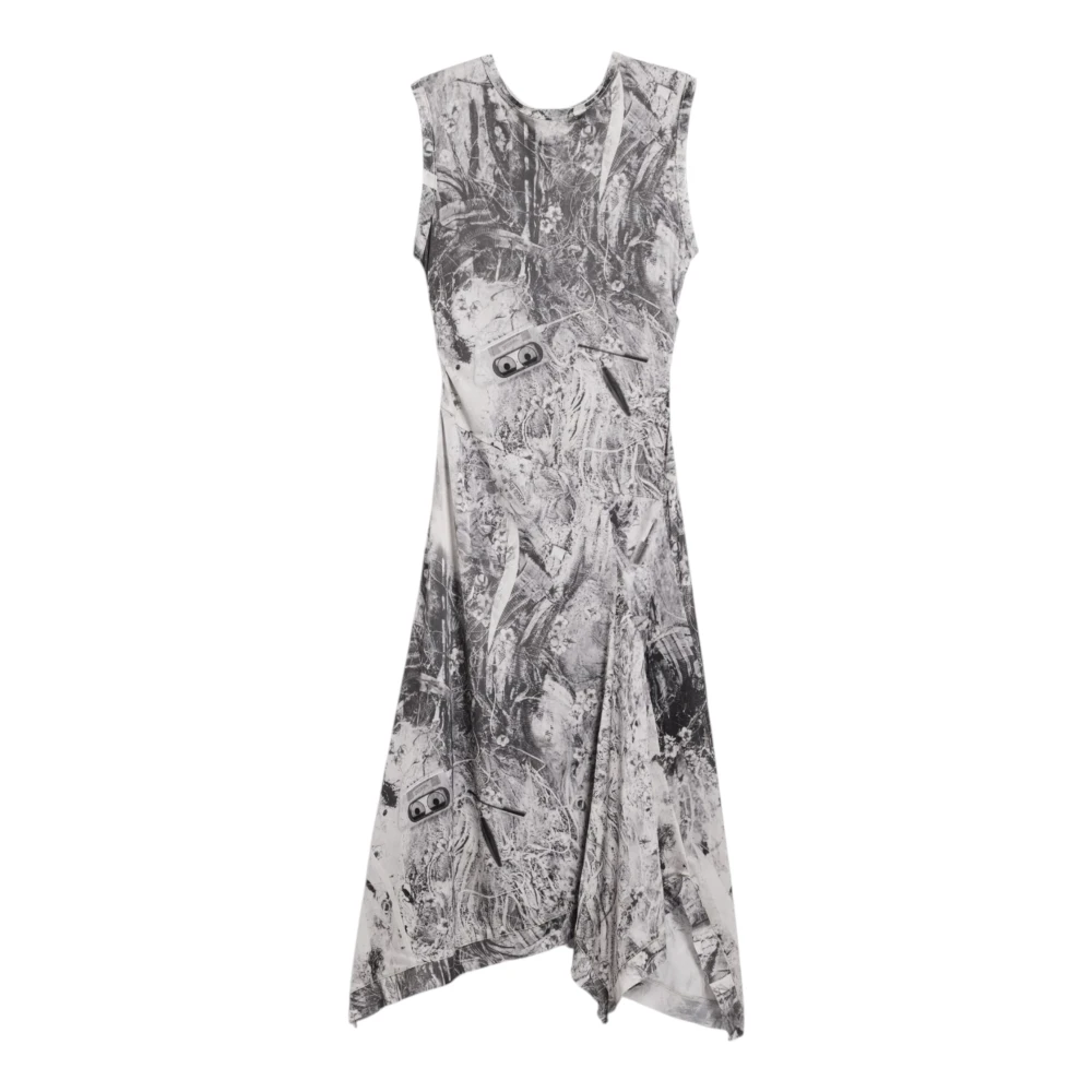Desigual Women's Multicolor Midi Dresses, L, Vest Catty