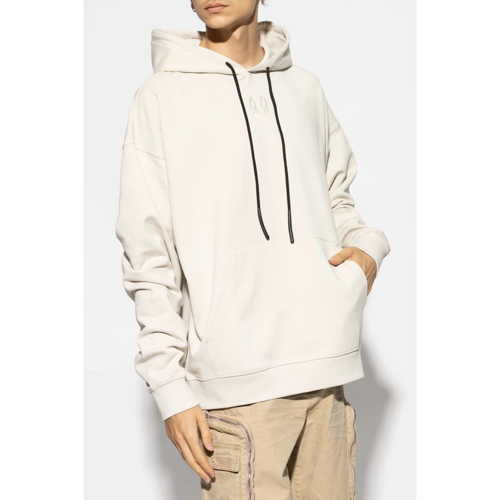 44 Label Group Sweatshirt met logo Gray Heren