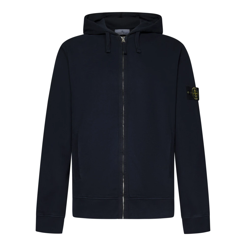 Stone Island Blauwe Sweater voor Mannen Aw24 Blue Heren