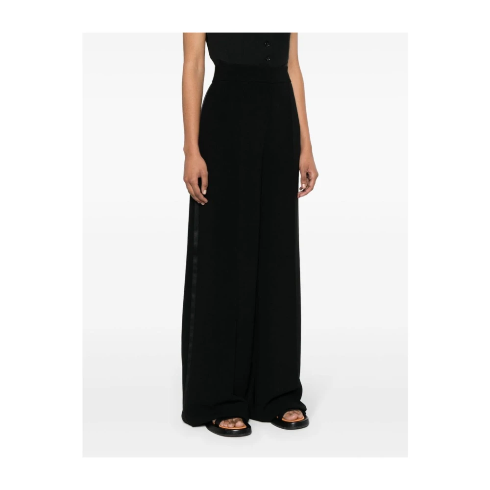 Max Mara Zwarte Broek Damesmode Ss24 Black Dames