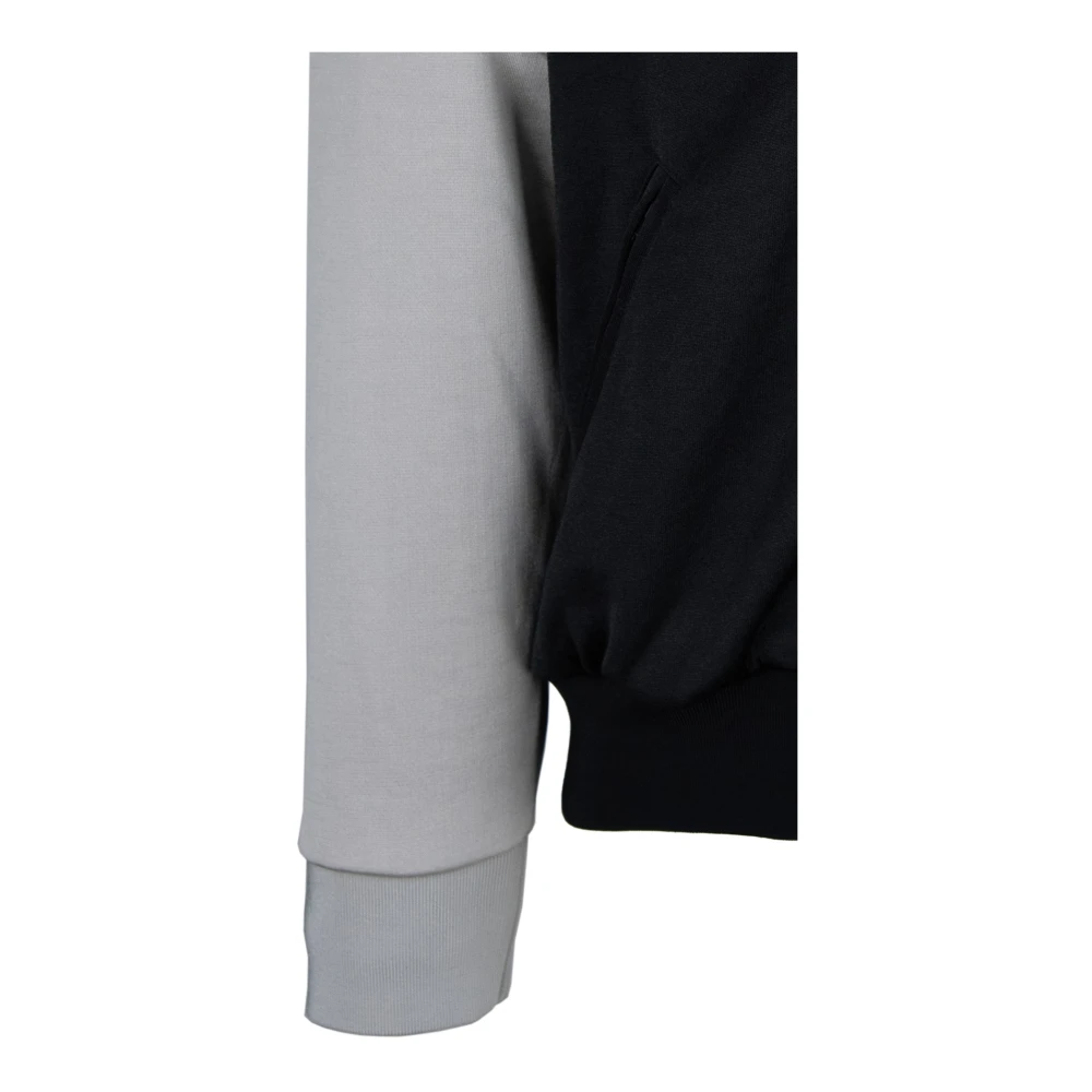 Saint Laurent Heren Zip Hoodie met Hoge Kraag Black Heren