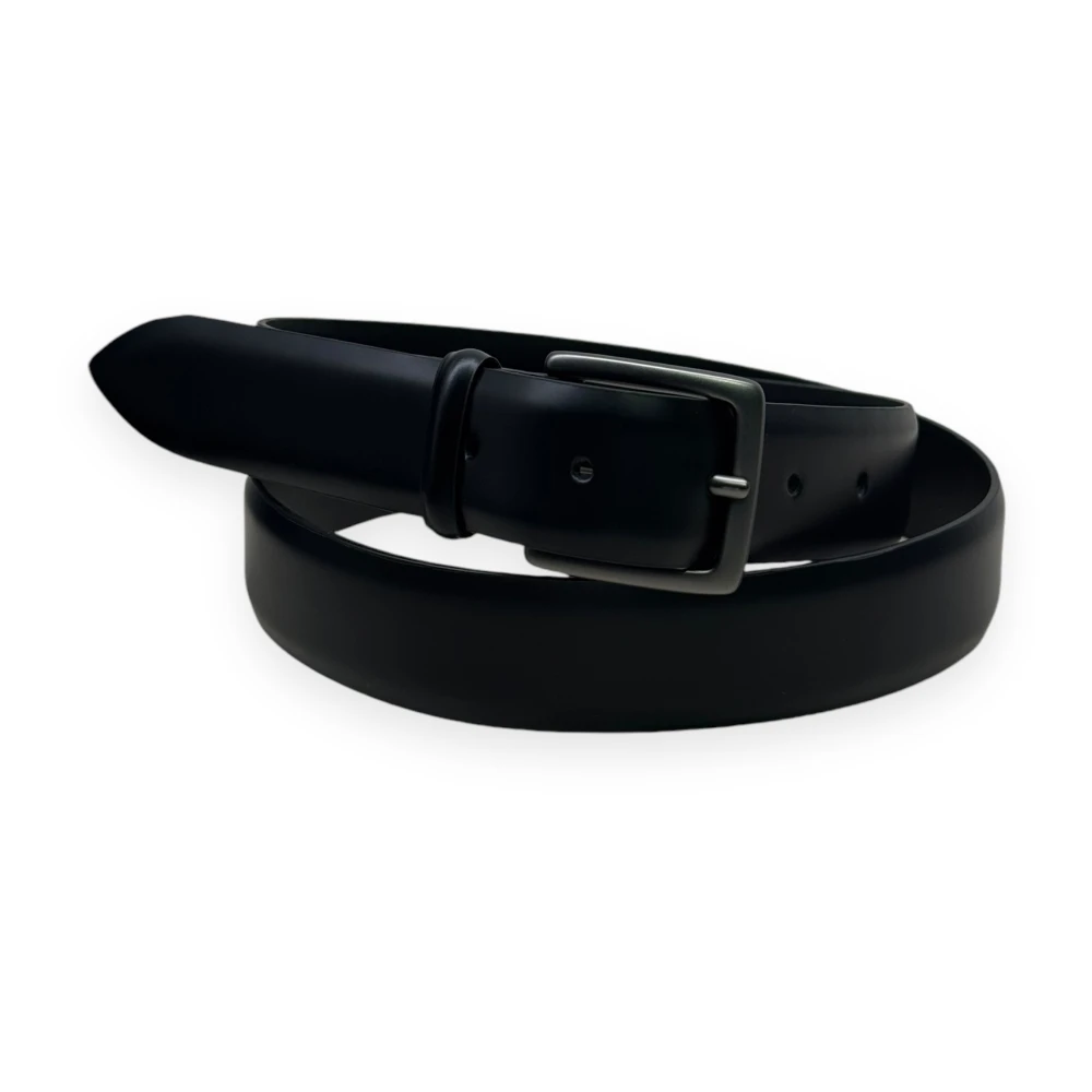 Orciani Leren Monaco Riem Black Heren