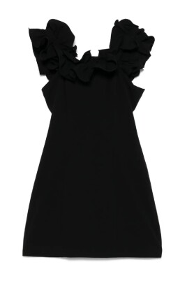 black-mini-ruffle-dress-elegant-style