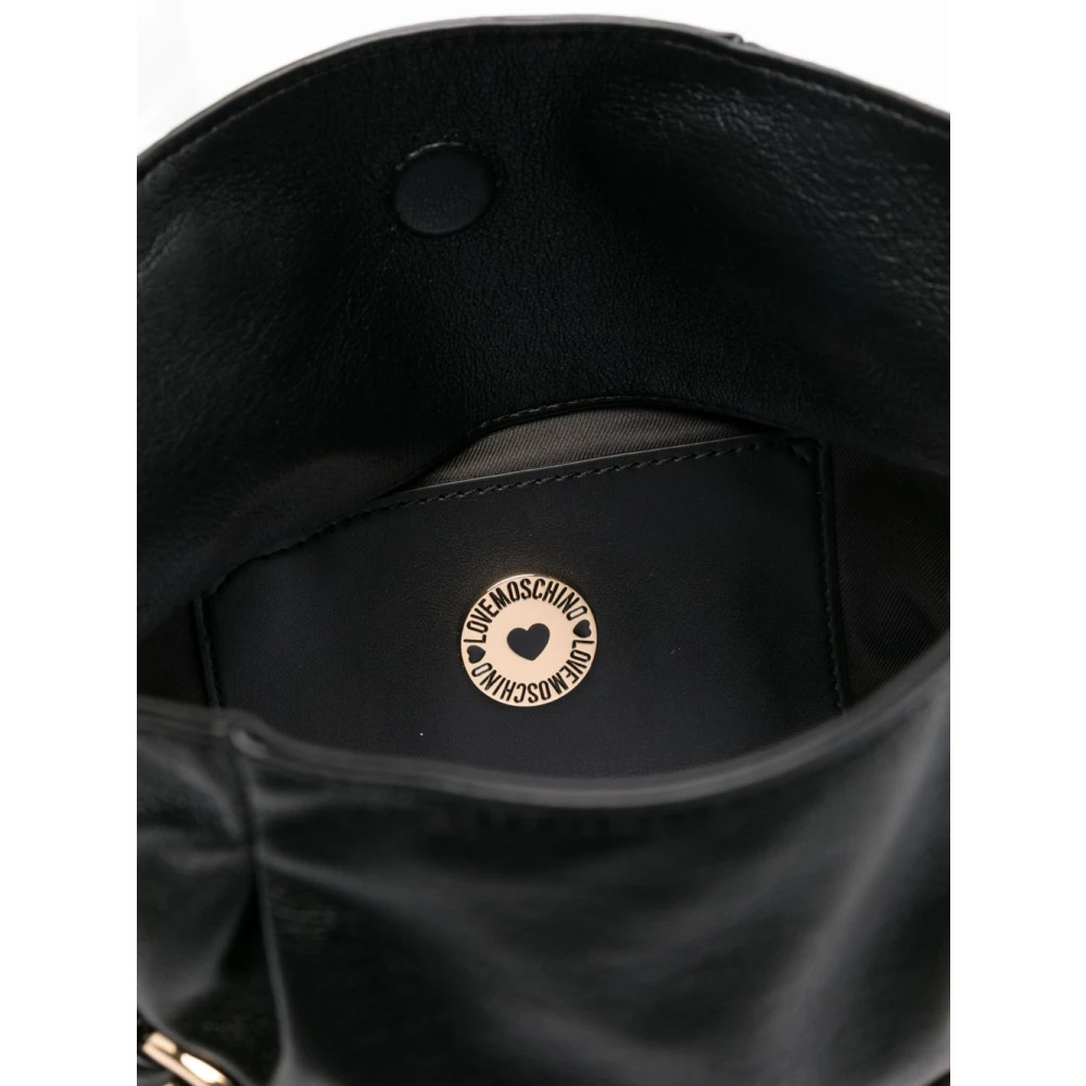 Love Moschino Zwarte schoudertas voor vrouwen Black Dames
