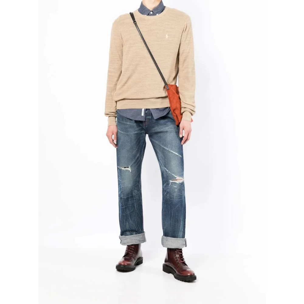 Polo Ralph Lauren Beige Pullover Sweater Beige Heren