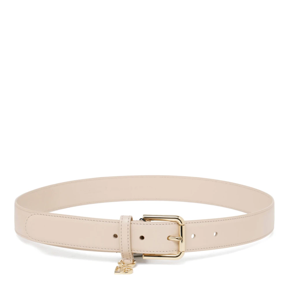 Dolce & Gabbana Donna Rosa Dg Logo Belt