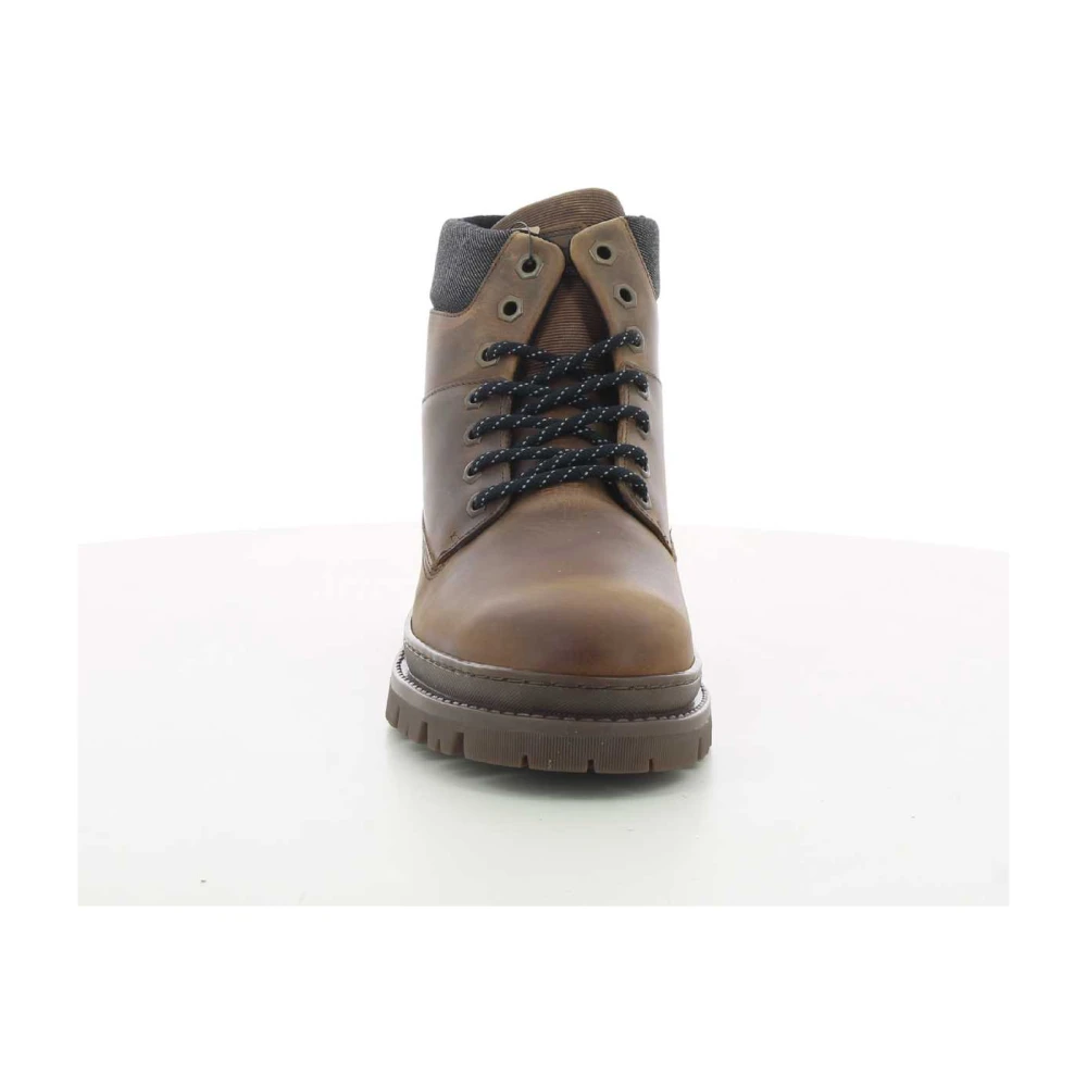 Bullboxer Stijlvolle Cognac Veterschoenen voor Heren Brown Heren