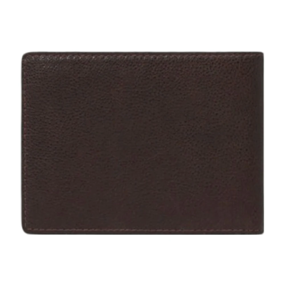 Piquadro Bruin leren portemonnee met RFID-bescherming Brown Heren