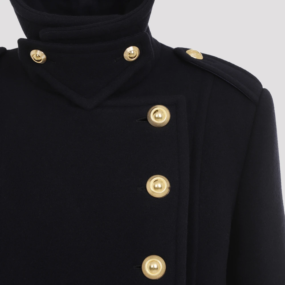 Tom Ford Luxe Blauwe Jas Aw24 Blue Dames