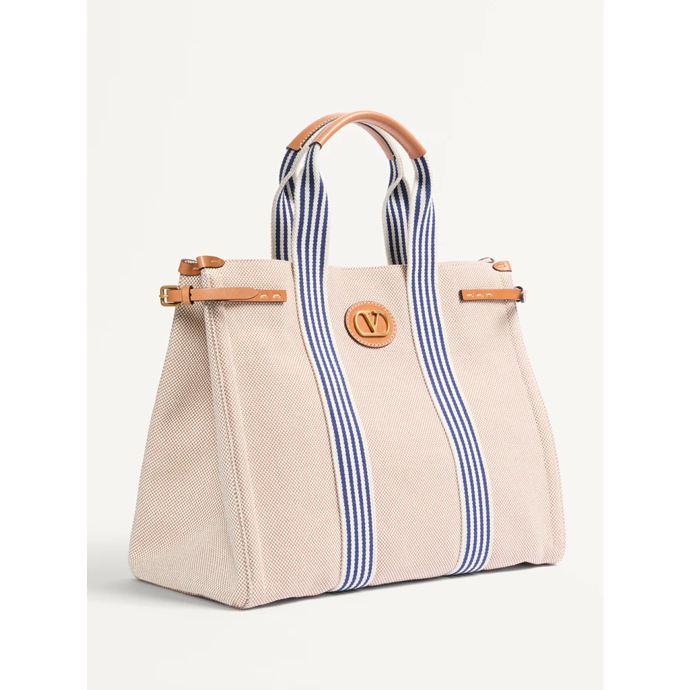 Valentino Garavani Witte tassen met VLogo handtekeningdetail Beige Heren