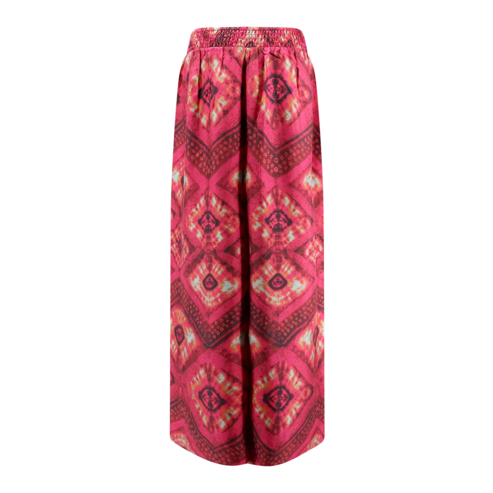 Ulla Johnson Zijden broek met sterrenprint Multicolor Dames