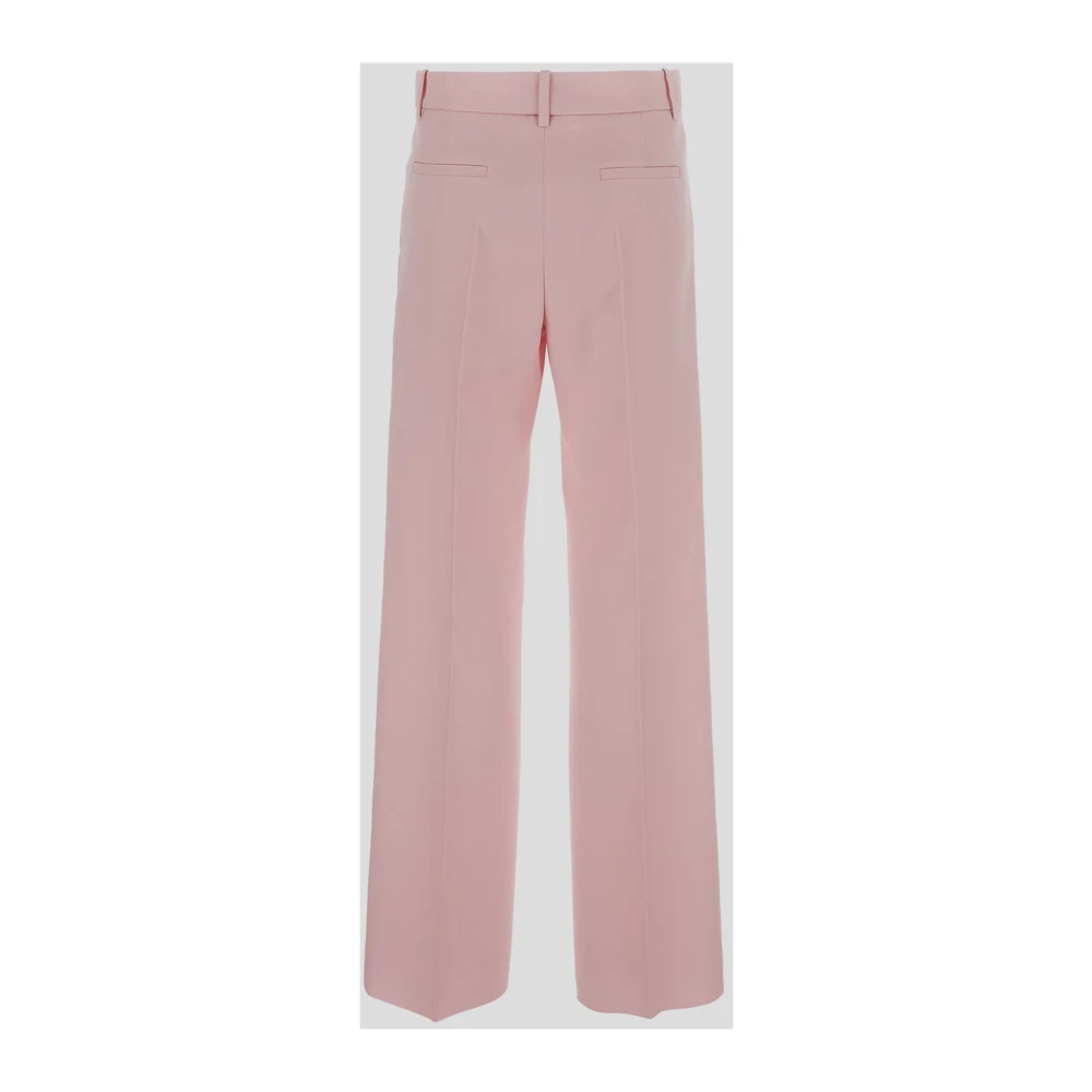 Valentino Straight Trousers Pink Dames