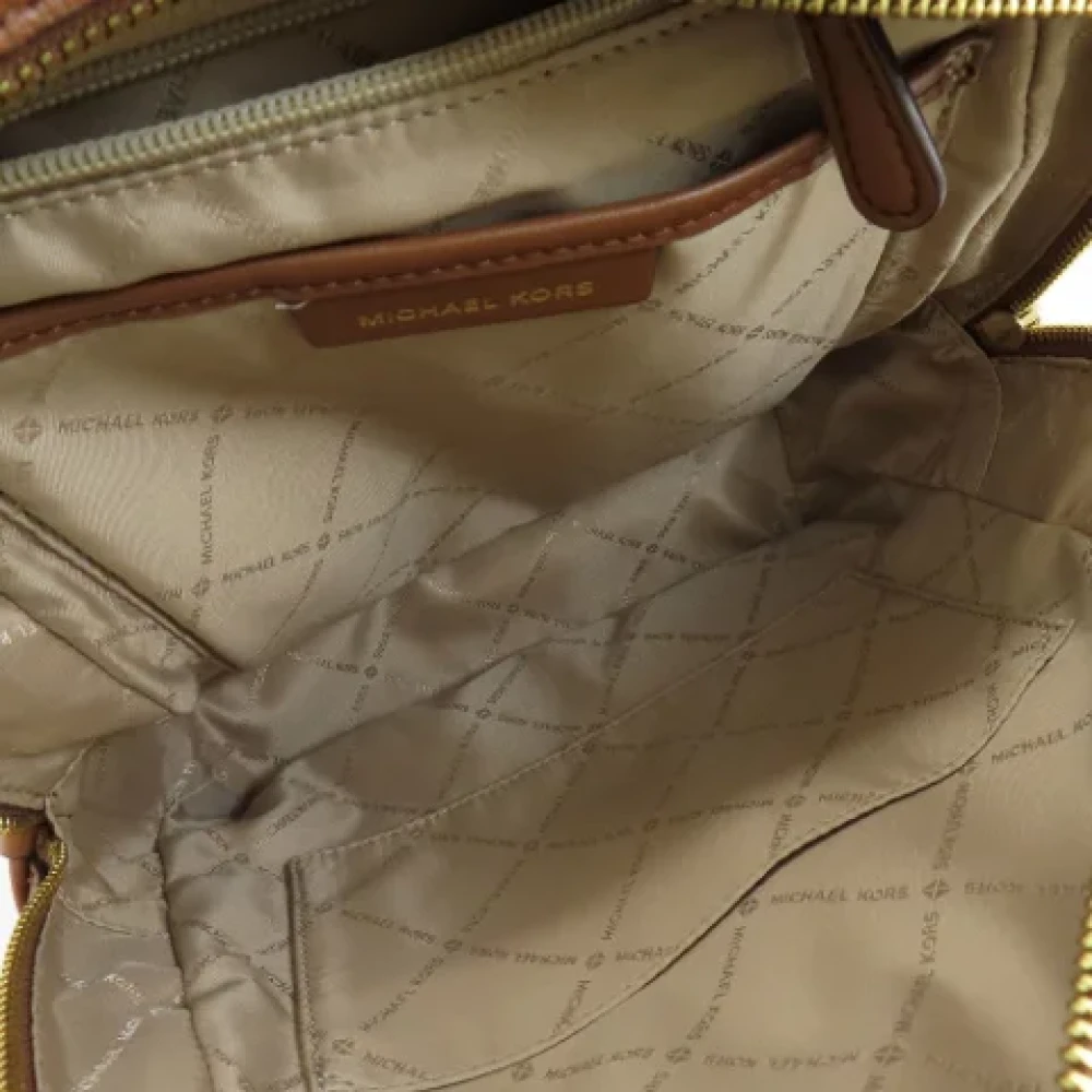 Michael Kors Pre-owned Plastic backpacks Brown Dames