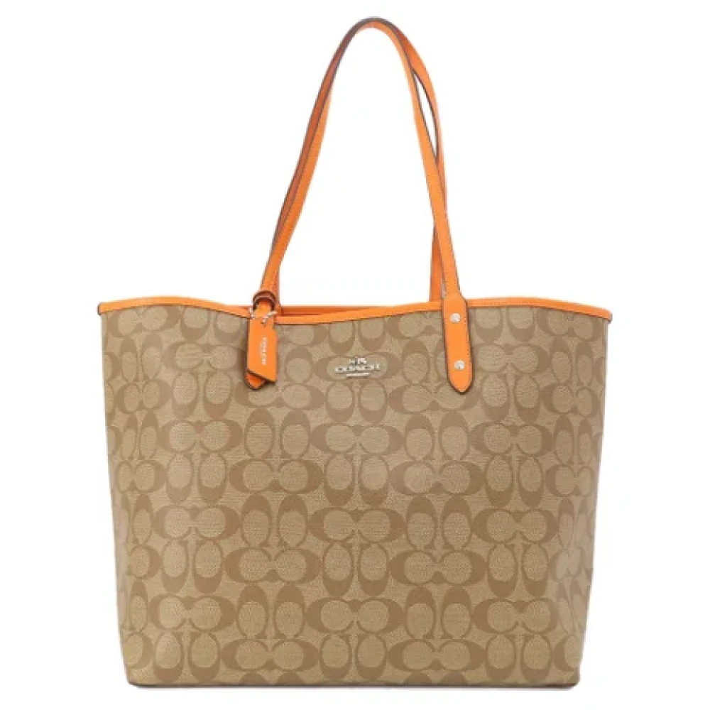 Coach Pre-owned Fabric totes Beige Dames