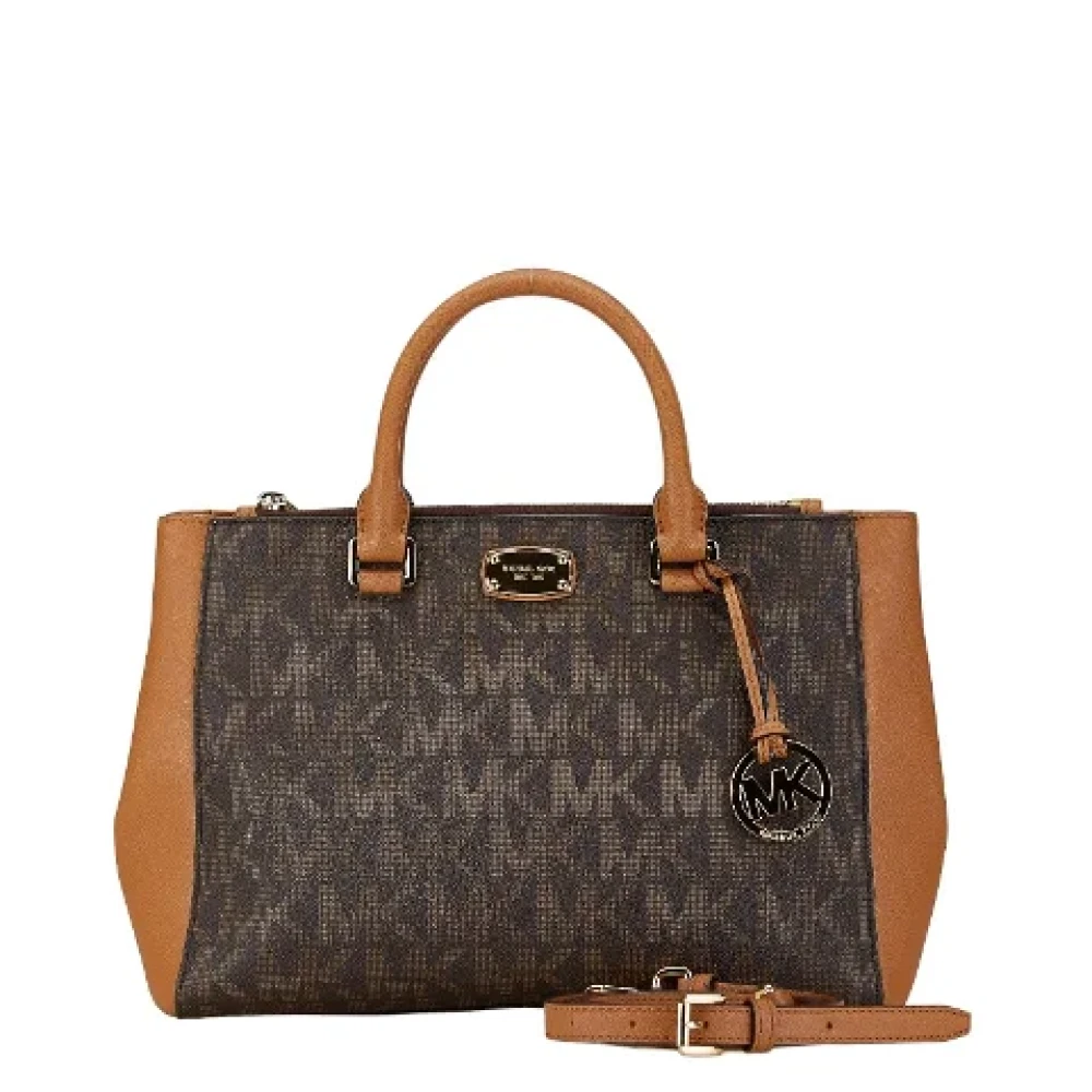 Michael Kors Pre-owned Canvas handbags Brown Dames