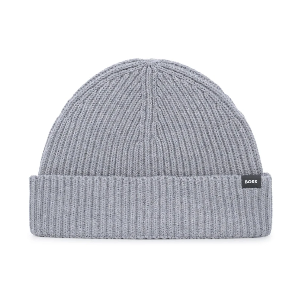 Hugo Gray Accessories, Male, One Size, Pedro Beanie