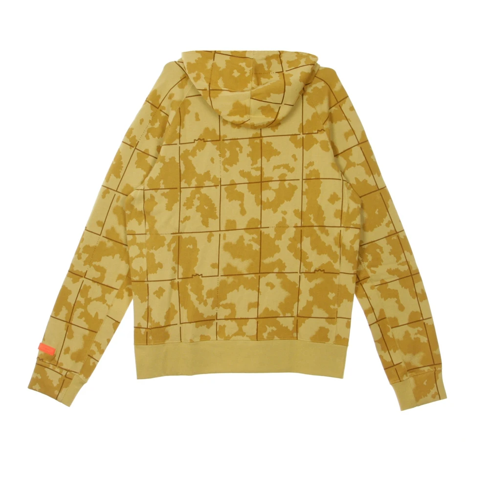 Nike LeBron Hoodie met ritssluiting Yellow Heren