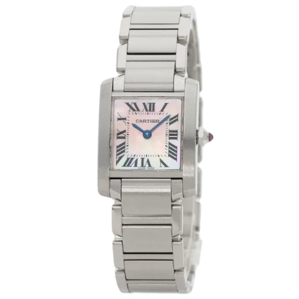 Cartier Vintage Pre-owned Glas klockor Pink, Dam