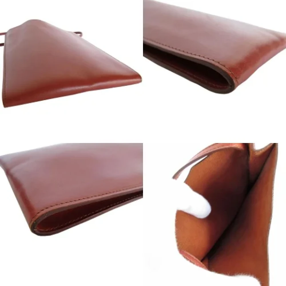 Hermès Vintage Pre-owned Leather shoulder-bags Brown Dames