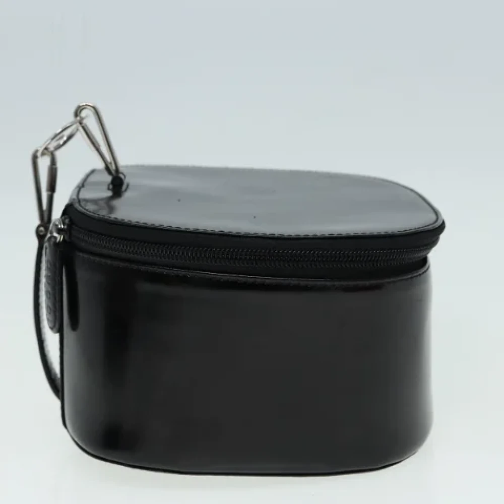 Gucci Vintage Pre-owned Leather handbags Black Dames
