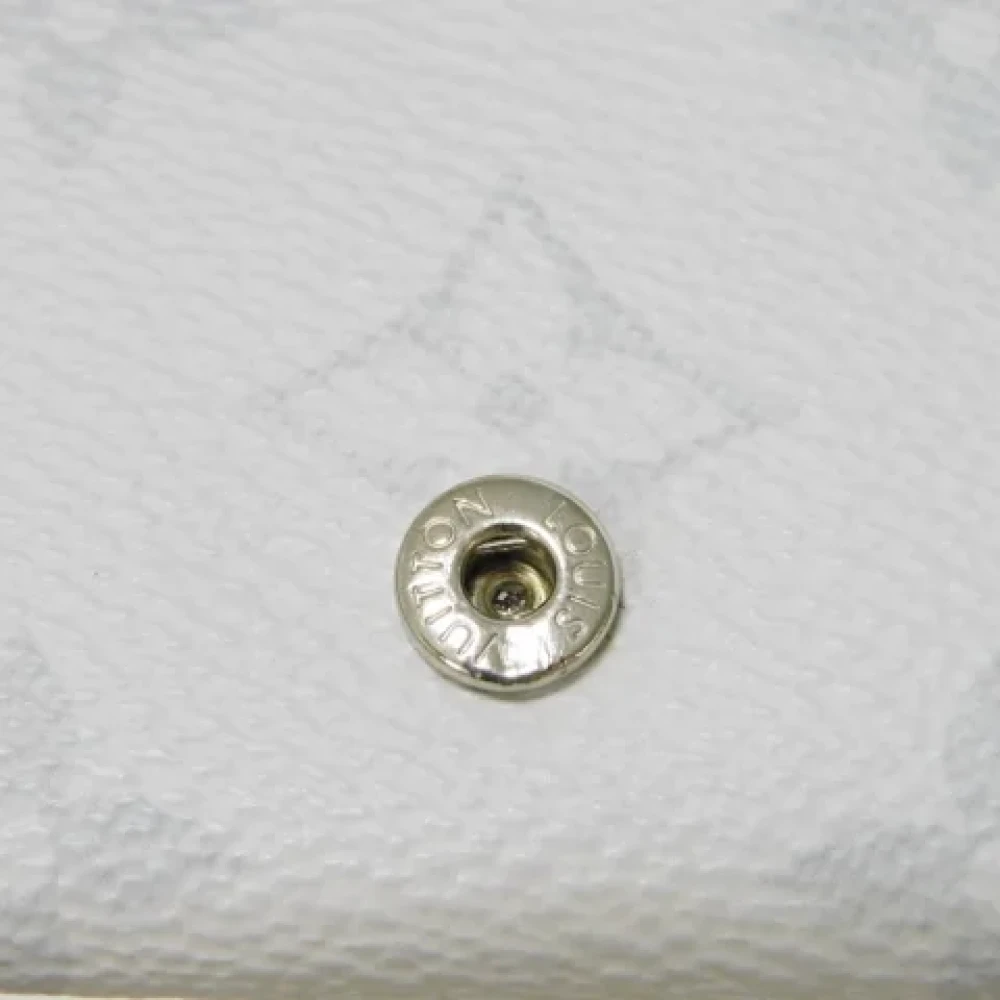 Louis Vuitton Vintage Pre-owned Canvas wallets White Dames