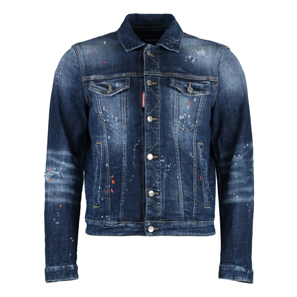 Jackets > Denim Jackets - - Dsquared2 - Modalova