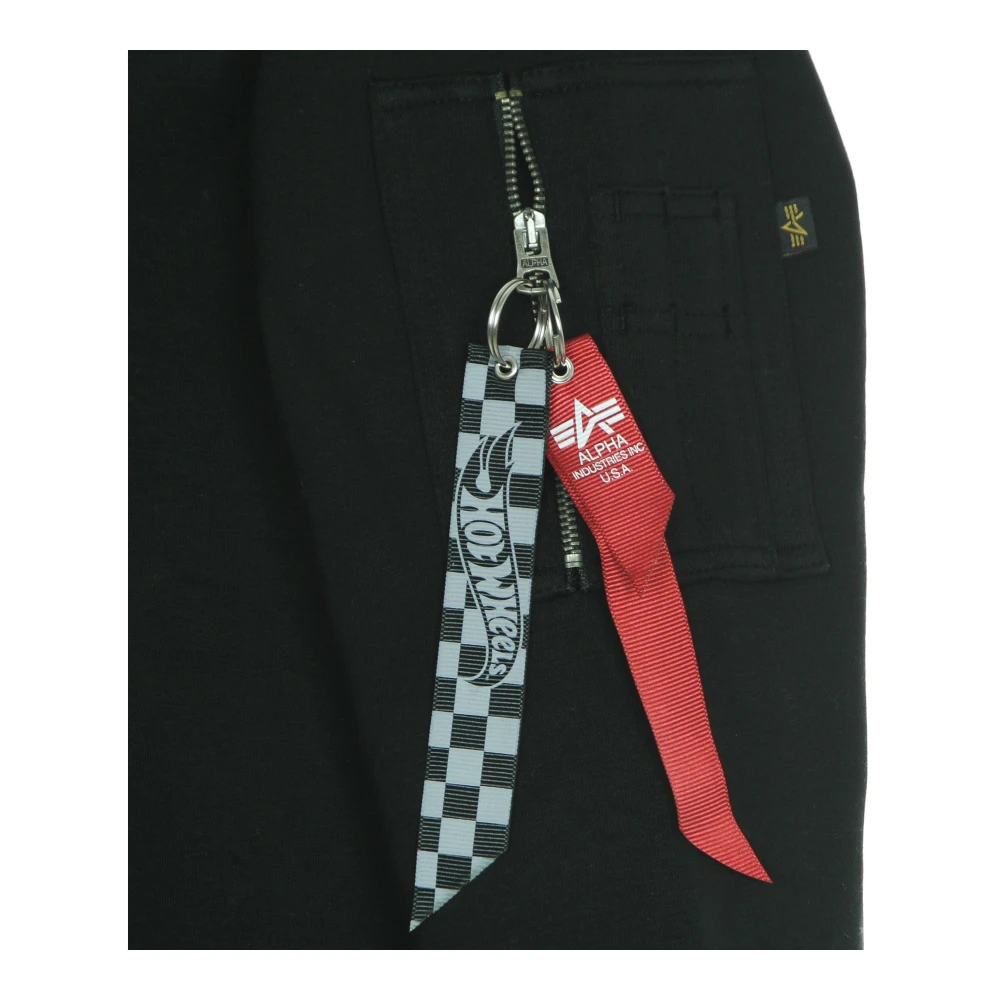 alpha industries Flame Hoody Hot Wheels Heren Hoodie Black Heren