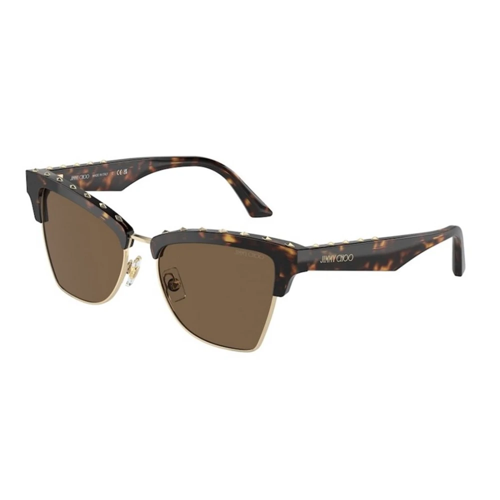 Jimmy Choo Women's Brown Sunglasses, 54 Mm, Butterfly Sunglasses