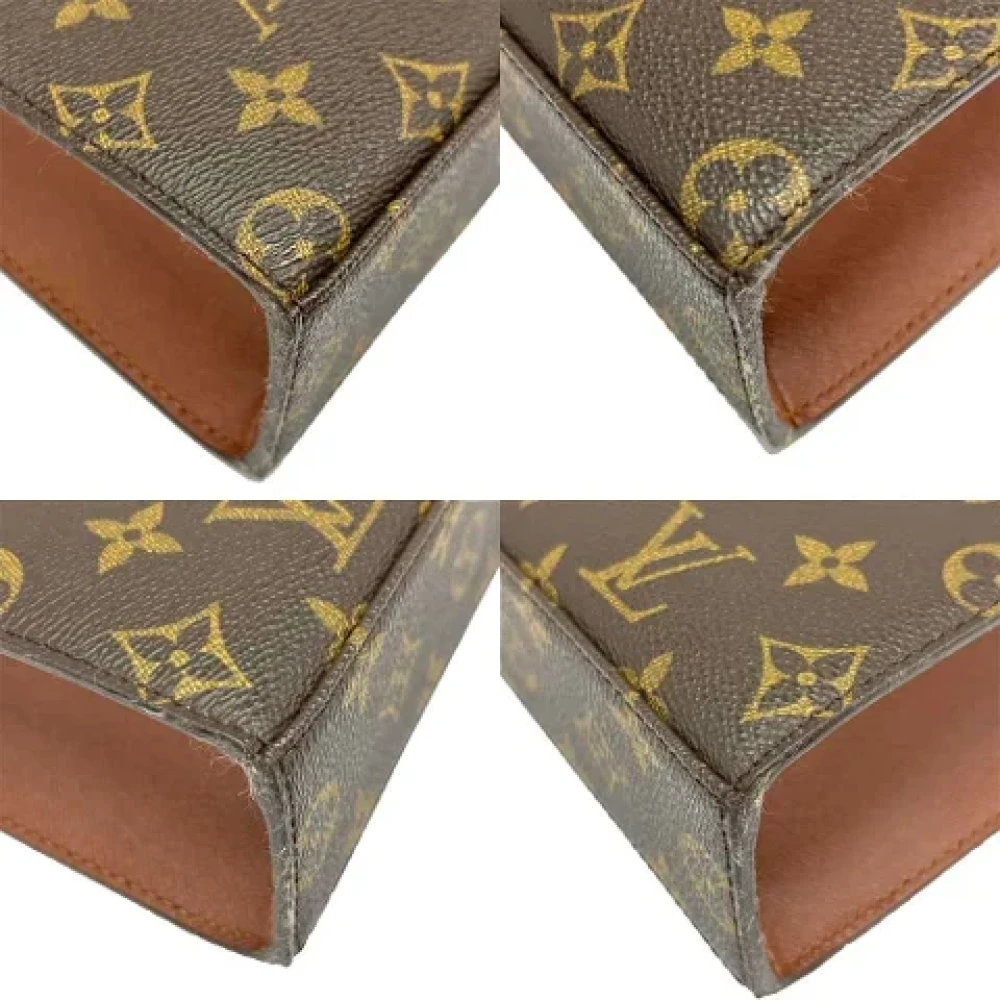 Louis Vuitton Vintage Pre-owned Canvas handbags Brown Dames