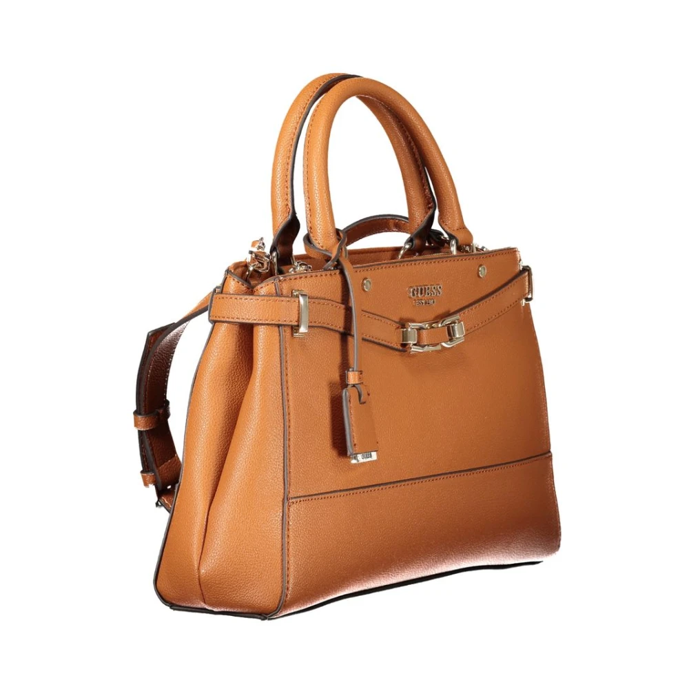 Guess Bruine Polyethyleen Handtas Brown Dames