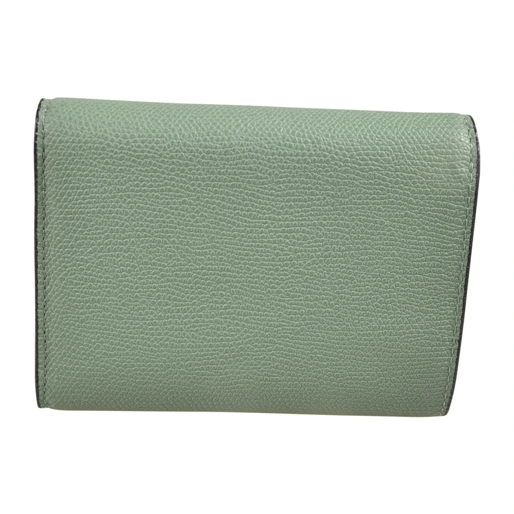 Valextra Stijlvolle Portemonnees Collectie Green Dames