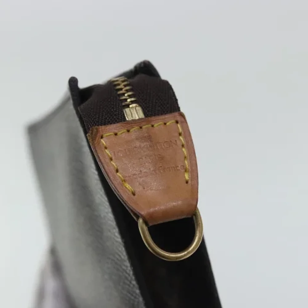 Louis Vuitton Vintage Pre-owned Canvas pouches Brown Dames
