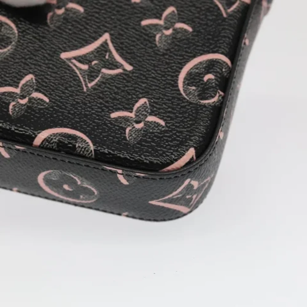 Louis Vuitton Vintage Pre-owned Canvas clutches Black Dames