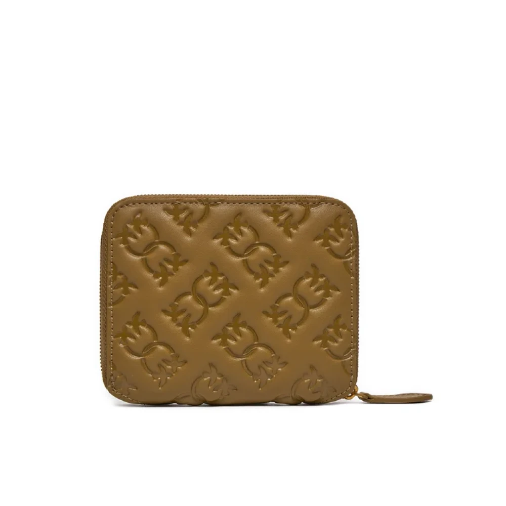 pinko Love Birds Monogram Portemonnee Green Dames