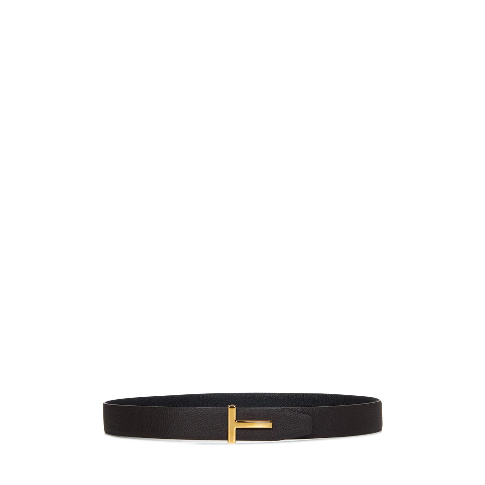 Tom Ford Men's Brown Leather Belt