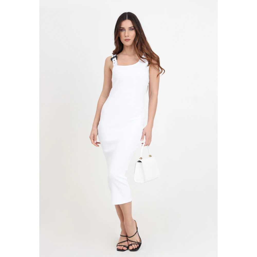 Versace Jeans Couture Midi Dresses White Dames