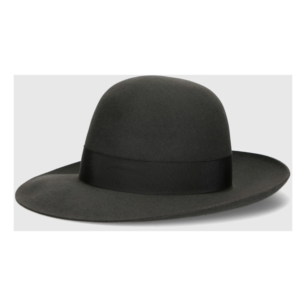 Borsalino Eleonora Folar Grote Rand Hoed Gray Dames