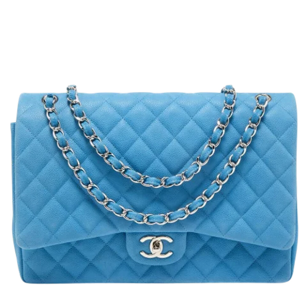 Chanel cheap tas blauw